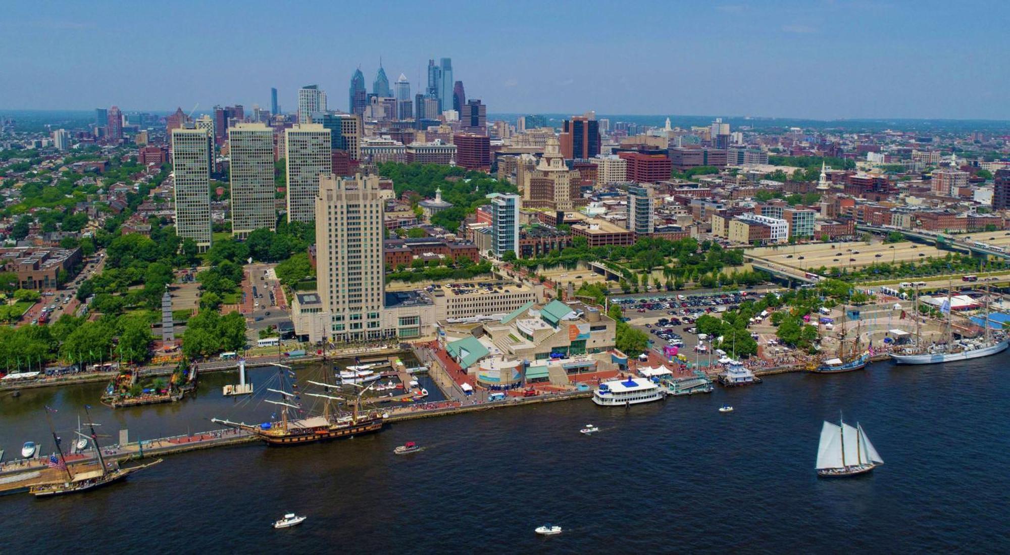 Hotel Hilton Philadelphia At Penn'S Landing Zewnętrze zdjęcie